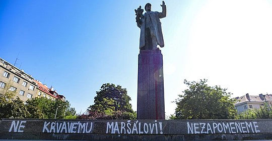 socha sovetskeho marsala I. S. Koneva